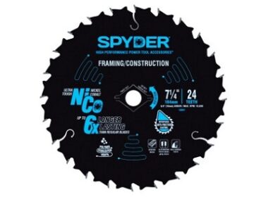Spyder Products is a leader in high performance power tool accessories. The company is launching new circular saw blades that require minimal effort to cut through material.